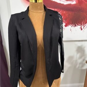 Black Women's Blazer Jacket - Custom